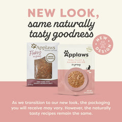 Applaws tuna-salmon in gravy closeup bowl showcases protein-packed meal options