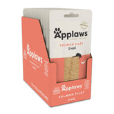 Applaws Whole Salmon Loins treats pack highlighting single-ingredient protein for picky cats.