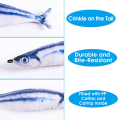 APSUAE cat worm teaser provides varied texture for batting and stalking
