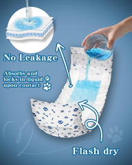Apupmeo fur-safe fasteners reposition without sticking to fur for comfy movement