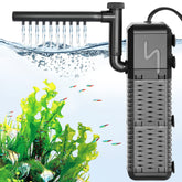 AQQA aquarium filter main unit in view demonstrates compact design for efficient filtration up to 70 gallons.