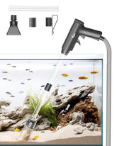 AQQA aquarium gravel cleaner assembly for quick setup and easy maintenance