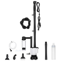 AQQA fish tank cleaner assembly enables easy setup and maintenance