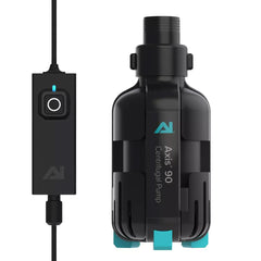 AquaIllumination AI Axis 90 front view, compact reef-tank pump delivering reliable flow.