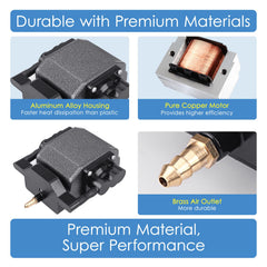 AquaMiracle adjustable inline switch and multi-outlet manifold for customizable airflow