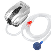 AquaMiracle aquarium air pump compact design delivers steady aeration for small tanks.