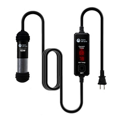 AquaMiracle Upgraded 15W mini heater front view showing space-saving design