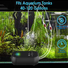 AquaMiracle USB air pump battery module powers tank aeration during outages
