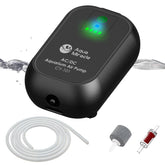 AquaMiracle USB aquarium air pump recharge-ready for continuous tank aeration.