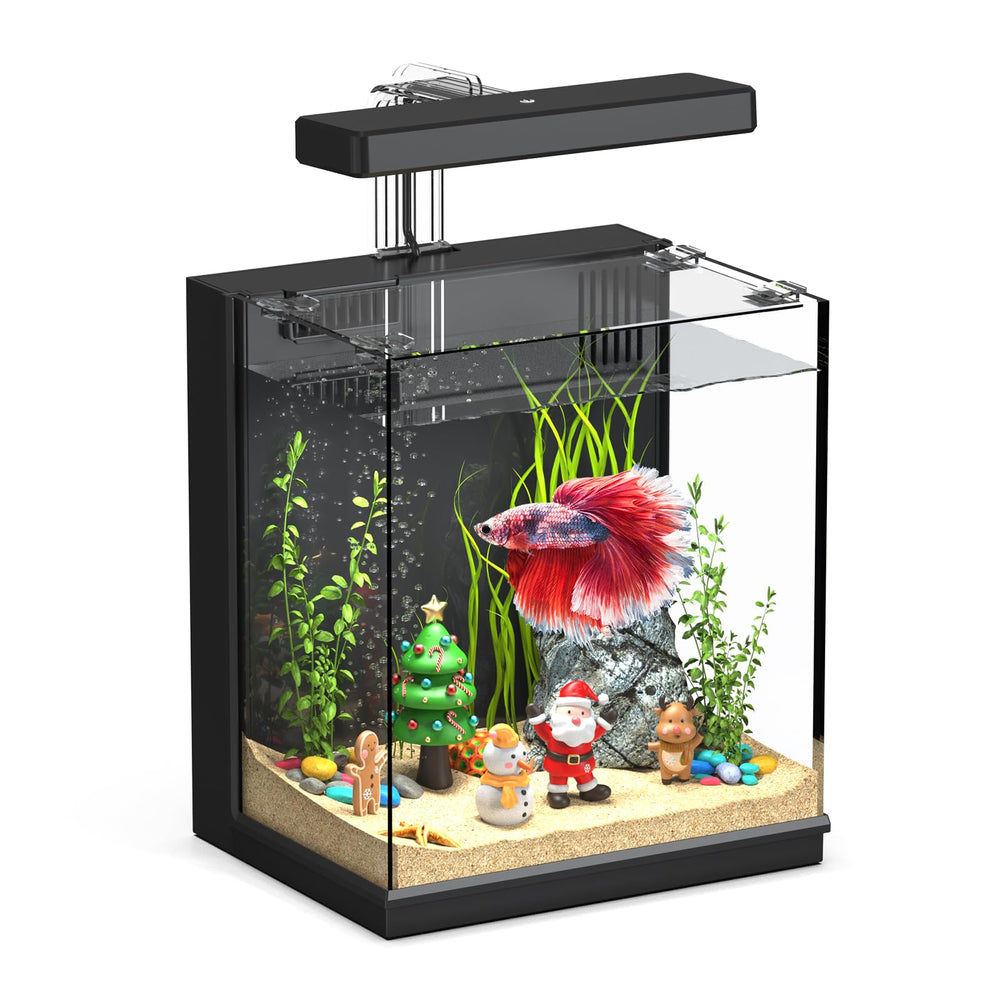 AQUASMITH Beta Tank all-in-one setup with clear viewing and beginner-friendly readiness.