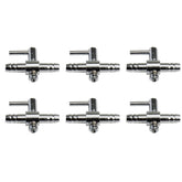 AQUANEAT aquarium control valve close-up showing stainless steel durability for reliable airflow.