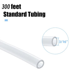 AQUANEAT aquarium tubing in a tidy setup blends with decor while remaining kink-resistant.