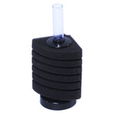 AQUANEAT Bio Corner Sponge Filter side view shows space-saving design for nano tanks