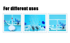 AQUANEAT clear tubing used in pond setup provides efficient aeration.
