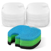 AQUANEAT coarse blue filter pad traps large debris for crystal-clear tank water