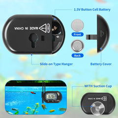 AQUANEAT digital temperature readout for precise tank monitoring.