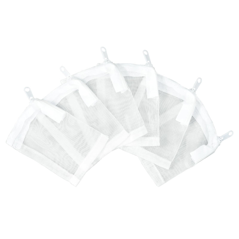 AQUANEAT filter bag with zipper secures media in freshwater or saltwater setups.