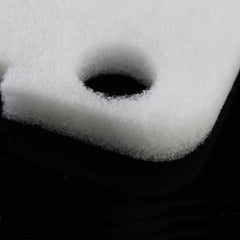AQUANEAT filter pads close-up – precision floss weave supports clearer aquarium water.