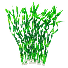 AQUANEAT fish-tank artificial-plants tall-green adds dramatic height to large tanks.