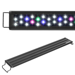 AQUANEAT LED aquarium light 12in full spectrum brightens freshwater tanks for vivid colors