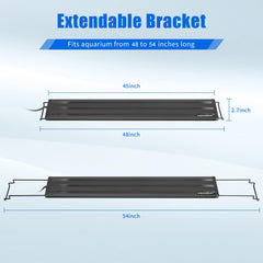 AQUANEAT LED light featuring 68 white 6500K LEDs for bright daytime clarity.