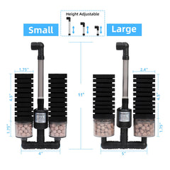 AQUANEAT air infusion chamber creating tiny bubbles for oxygen solubility