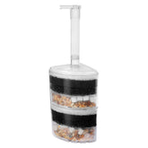 AQUANEAT sponge filter corner setup showing easy installation for nano tanks
