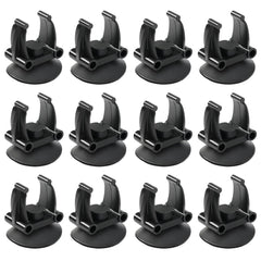 AQUANEAT suction cups 12-pack securely hold aquarium items on glass.