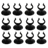 AQUANEAT suction cups pack 12 black for discreet heater and tubing security.