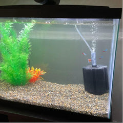 Aquapapa Bio Sponge Filter easy setup with air pump simplifies filtration.