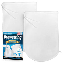 Aquatic Experts 200-micron filter sock close-up highlights dense fibers for debris trapping.