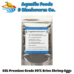 Aquatic Foods Inc. brine shrimp eggs 90-percent hatch-rate demonstrates strong hatch performance.