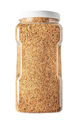 Aquatic Foods Inc. Plankton & Mysis freeze-dried jar closeup highlights premium nutrition for corals, fish, and invertebrates.