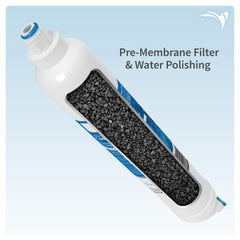 AquaticLife RO Buddie-compatible inline install demonstrates flexible filtration setup.