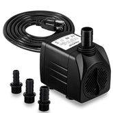 Aquatrone compact 400GPH pump front view for quiet aquarium circulation