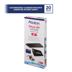 Aqueon LED Deluxe hood moon glow accent for nighttime viewing
