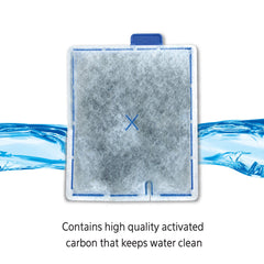 Aqueon replacement filter cartridge side view shows compact design for versatile setups