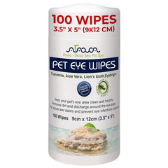 Arava Pet Eye Wipes packaging for storage or travel use