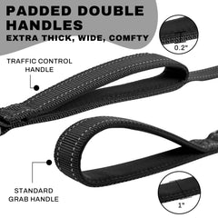 Arblina Slip Leads 360-swivel illustrates anti-tangle design for smooth leash movement.