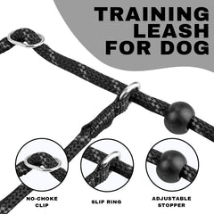 Arblina Slip Leads dual-handles demonstrate versatile grip for relaxed walks and quick restraint.