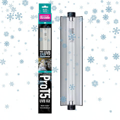Arcadia ShadeDweller ProT5 kit 12in UVB light focuses UVB on basking zone for reptiles.