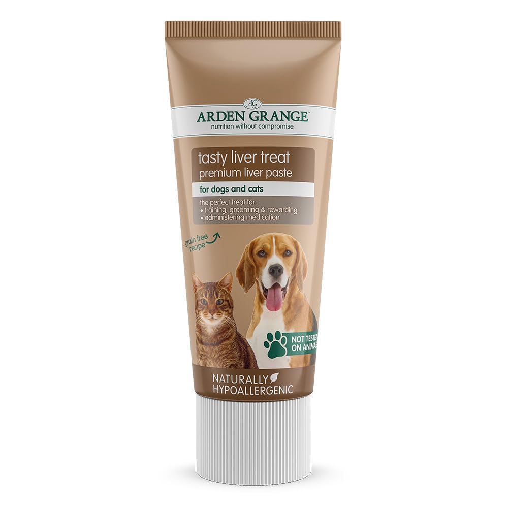 Arden Grange Tasty Liver Paste for Dogs 75g pour showcases smooth texture for quick rewards