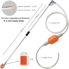 AREPK water tubing enables smooth transfers and minimizes spills during changes.
