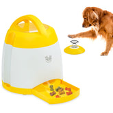 Arf Pets dog treat dispenser front view for engaging memory training and exercise.