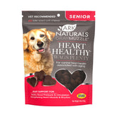 Ark Naturals Gray Muzzle bottle showing heart-healthy dog chews for seniors