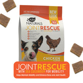 ARK Naturals Joint Rescue packaging highlights chicken flavor for easy feeding.