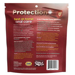 ARK NATURALS Protection Plus small-breed chews packaging suggests convenient dental support.
