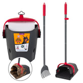 Arm & Hammer Swivel Bin XL swivels for quick, mess-free waste disposal.