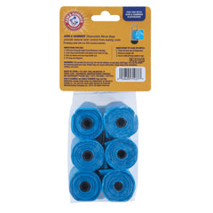 Arm & Hammer two-times-thick bags provide durable containment for heavy messes.