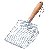 ARMLULU cat litter scoop metal sieve with hook for easy scooping